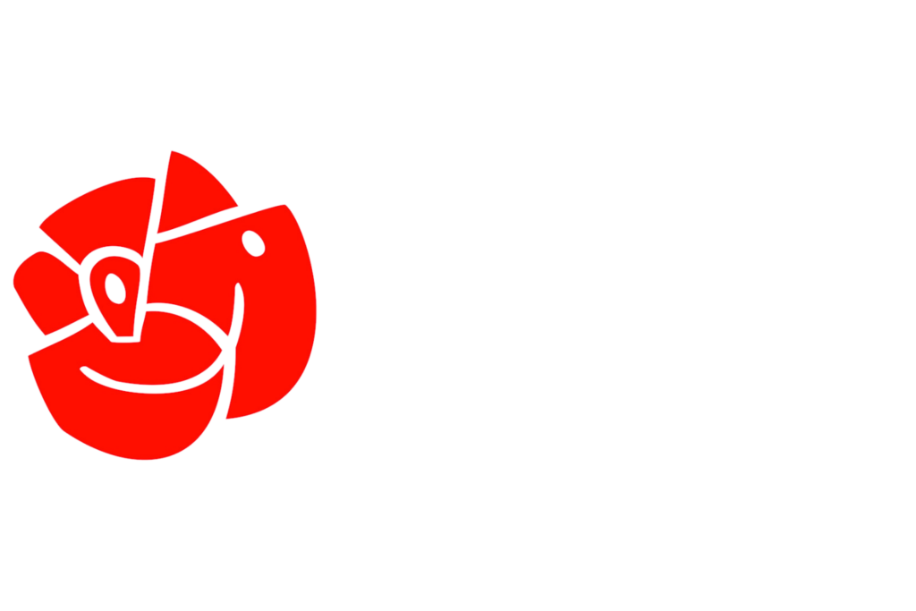 Socialdemokraternas logotyp i samband med ElektronikBranschens valspecial om elektronikskatten 2022.