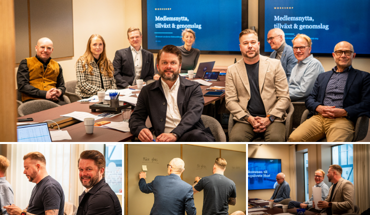 Deltagare i Elektronikbranschens workshop om medlemsnytta, tillväxt och branschens framtida villkor.